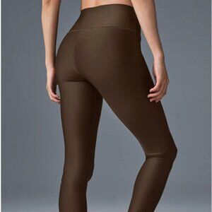 Alo High-Waist Airlift Legging - Espresso Full Seam XXS